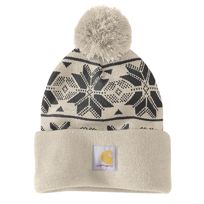 Carhartt Knit Pom Jacquard Beanie