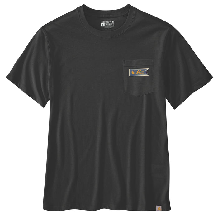 Carhartt Relaxed Fit Lightweight Short-Sleeve Pocket Script Graphic T-Shirt