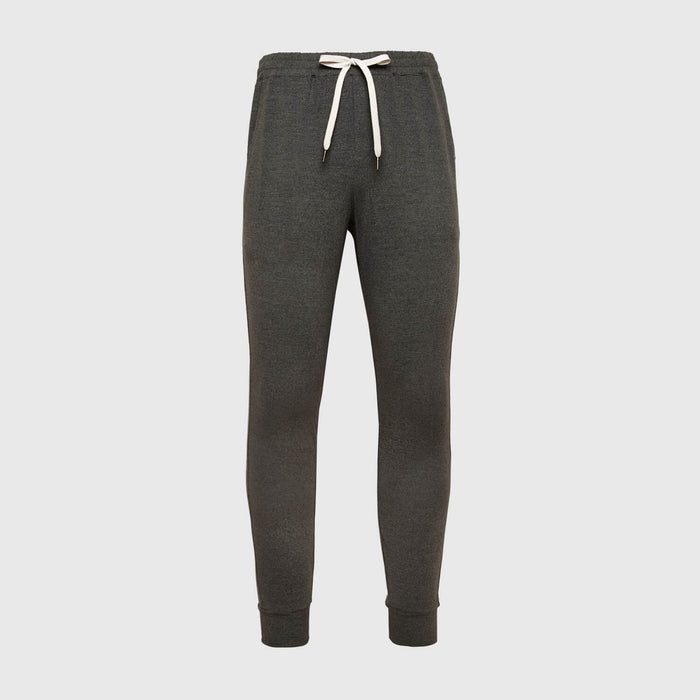 Charcoal Heather Gray Active Joggers with elastic waistband and cuffed ankles.