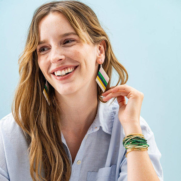 Chelsea Bracelet Stack- Green