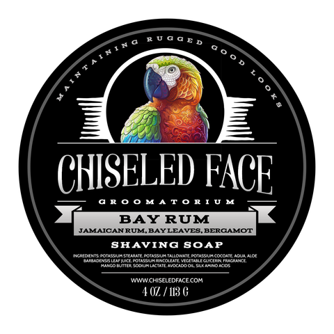 Chiseled Face | Bay Rum Shaving Soap
