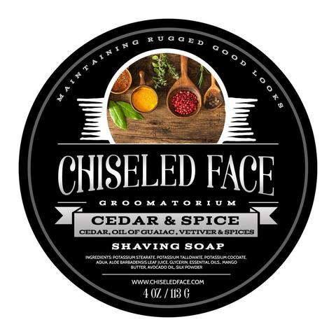 Chiseled Face | Cedar & Spice Shaving Soap