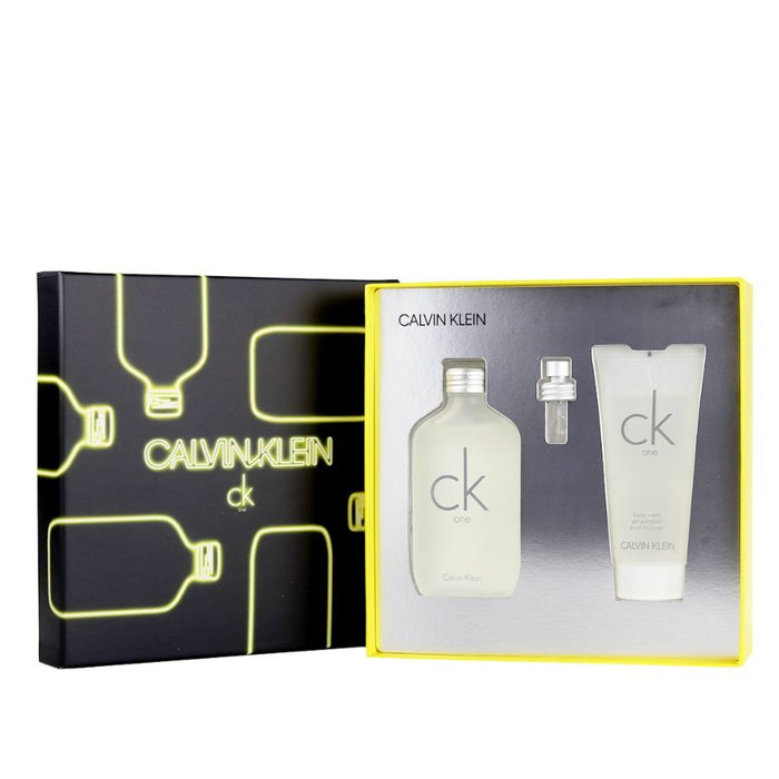 Ck One by Calvin Klein for Unisex 3.4 oz EDT 2pc Gift Set