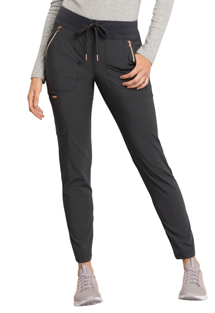 Clearance Cherokee Statement Mid Rise Tapered Leg Drawstring Scrub Pants