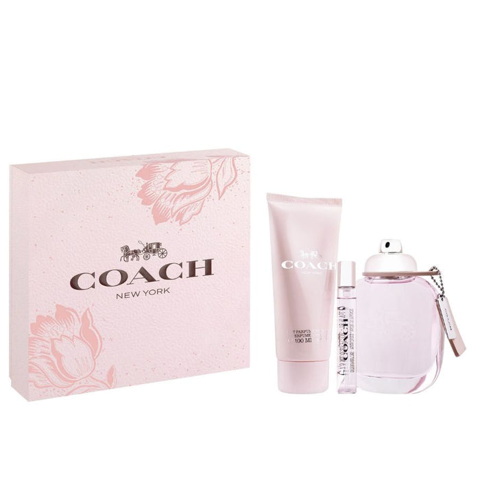 Coach NY by Coach for Women 3.0 oz EDT 3pc Gift Set