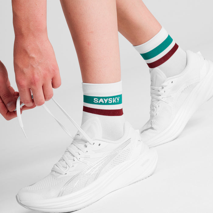Saysky Combat Quarter Socks White 101 OUASO403C101