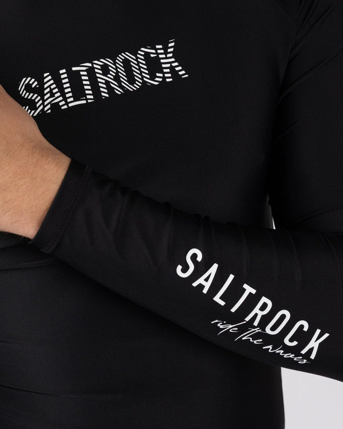 Core Mens Long Sleeve Rashvest in Black