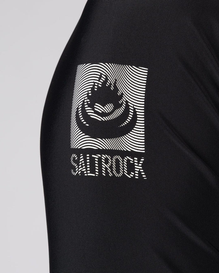 Core Mens Long Sleeve Rashvest in Black
