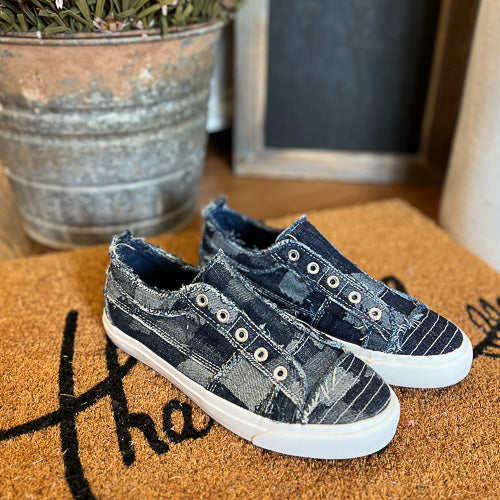 Corky's Dark Denim Babalu Slip Ons