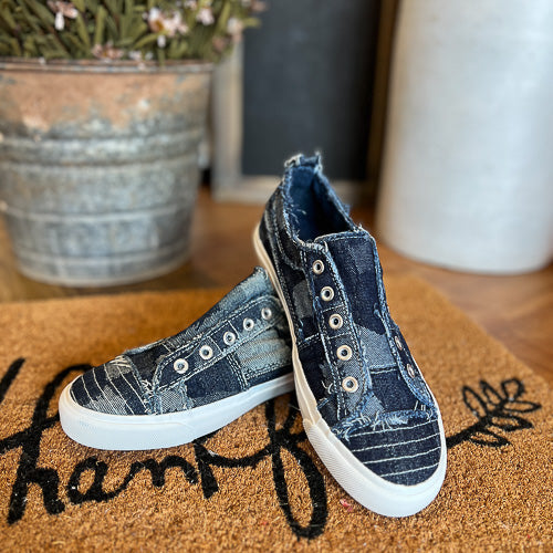 Corky's Dark Denim Babalu Slip Ons