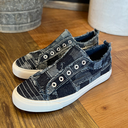Corky's Dark Denim Babalu Slip Ons
