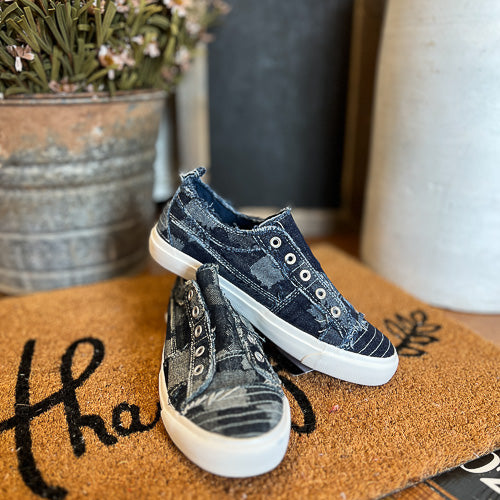 Corky's Dark Denim Babalu Slip Ons