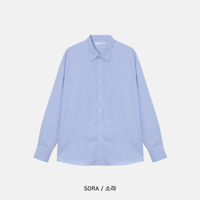 Cotton Blend Oversized Shirt - SORA