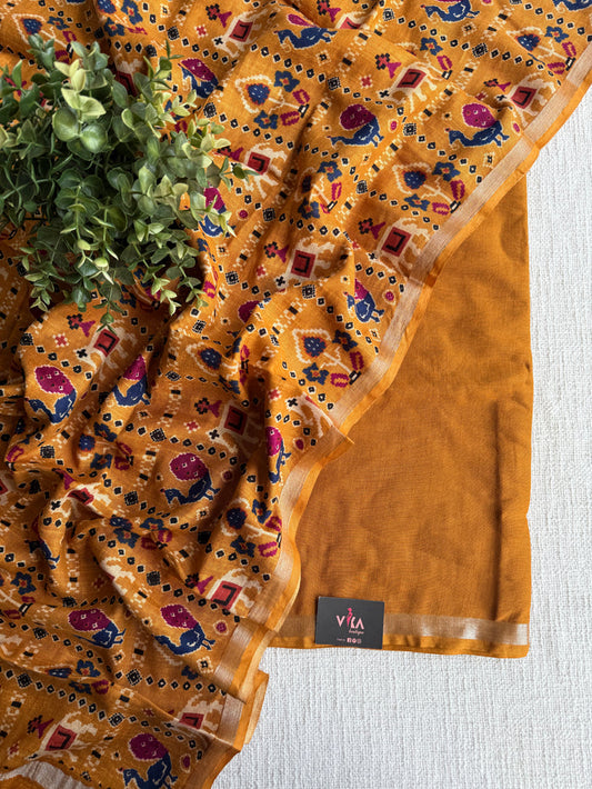 Cotton linen salwar suit material