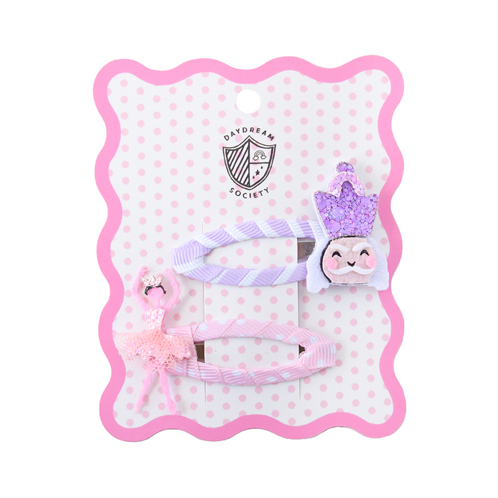 Daydream Society Sugarplum Nutcracker Hair Clip Set