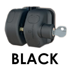 D&D side pull latch kit Black Z striker LOCKABLE, - Image 1