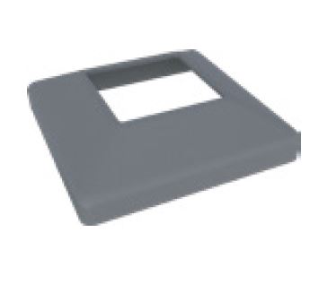 Domical cover for semi frameless pool fence posts - Image 1