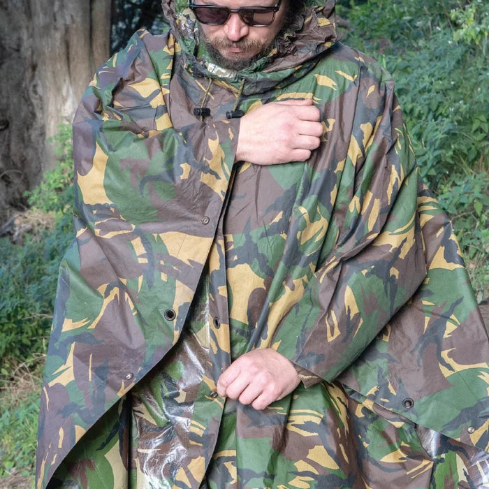 Dutch Army DPM Poncho - Value Grade - Dutch Army Surplus - Ponchos