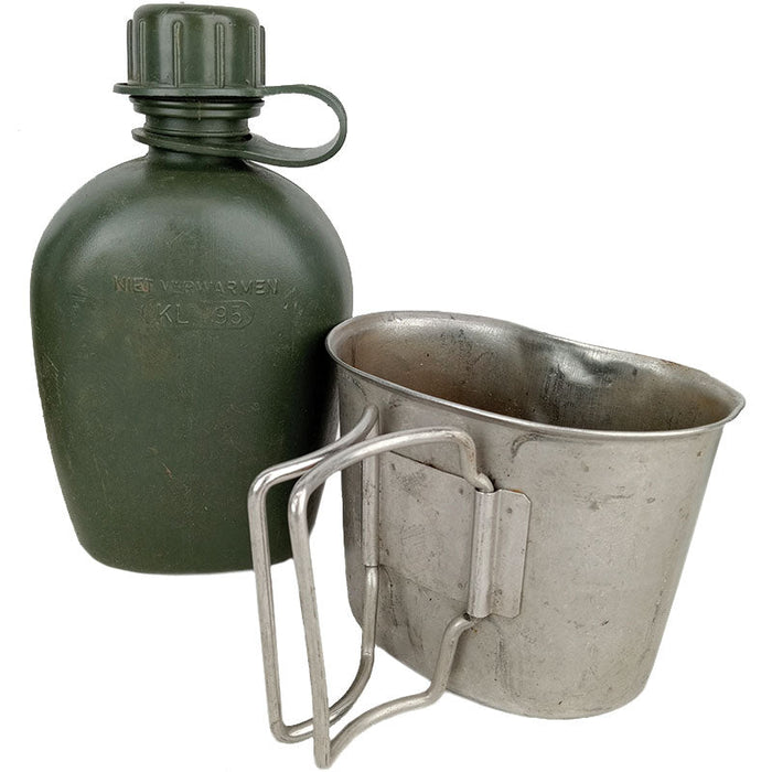Dutch DPM Canteen & Cup - Dutch Army Surplus - Canteens & Bottles