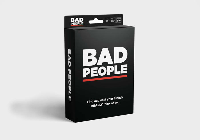 Dyce Games - BAD PEOPLE | ON-THE-GO EDITION: Tuck Box Adult Party Game