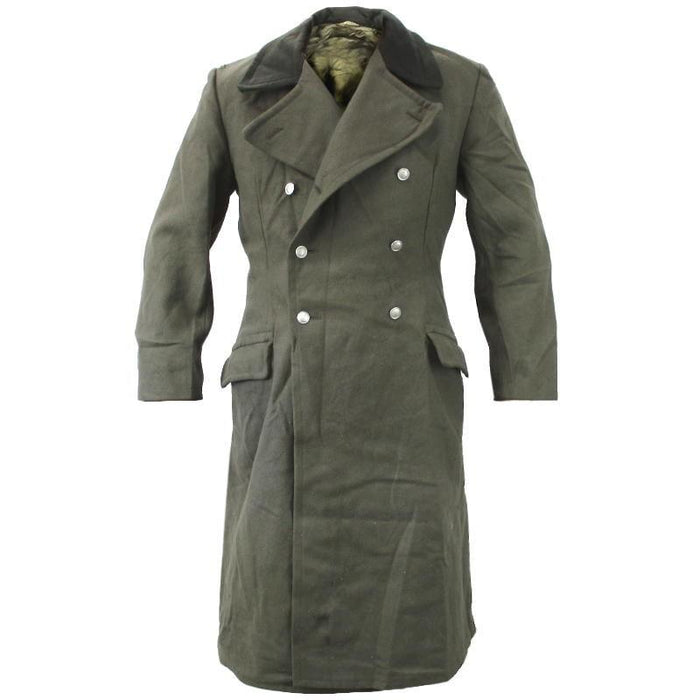 East German Grey Wool Overcoat - East German Army Surplus - Great Coats