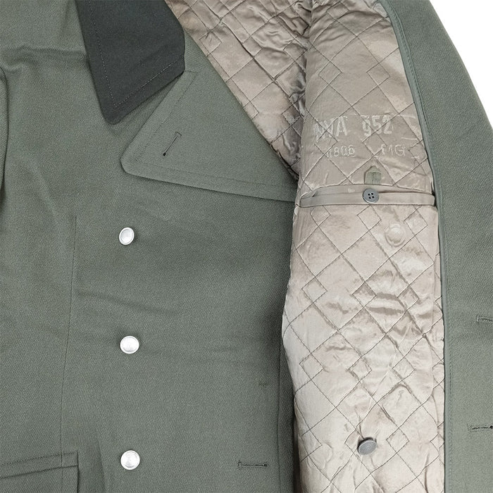 East German Grey Wool Overcoat - East German Army Surplus - Great Coats