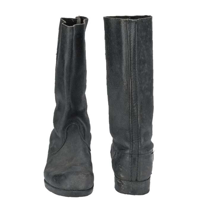 East German Leather Jackboots - East German Army Surplus - Combat Boots