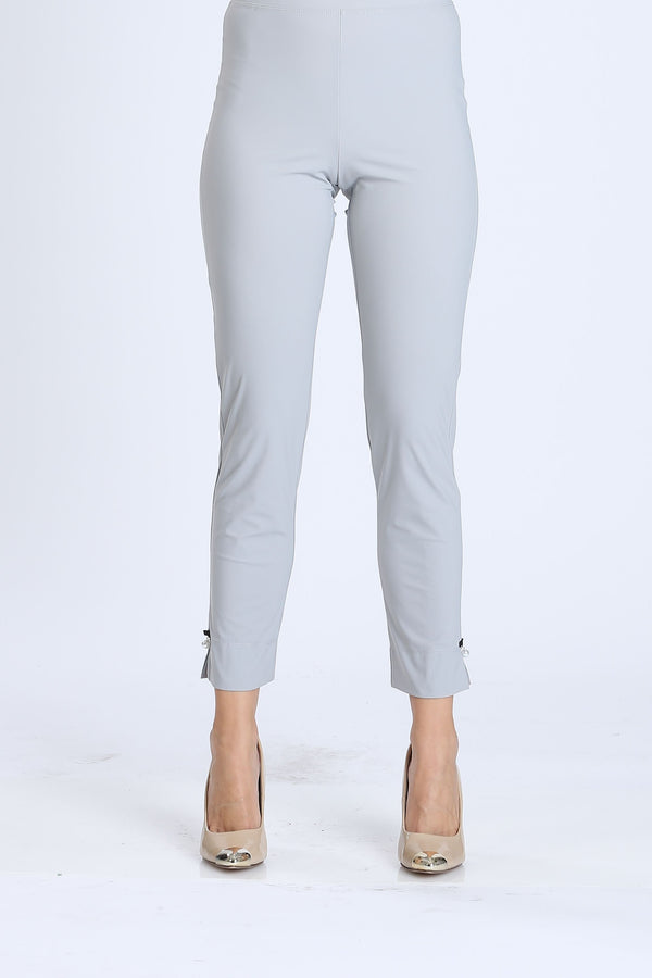 Easy Pull-On Pearl Detail Ankle Pant - 1005P