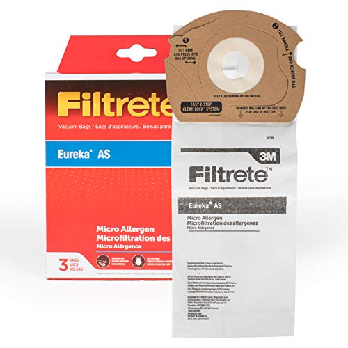 Eureka Style AS, EL1050, SP1050 Micro Allergen Paper Bags (3 bags) Generic Part 67726-6, 67726A-6