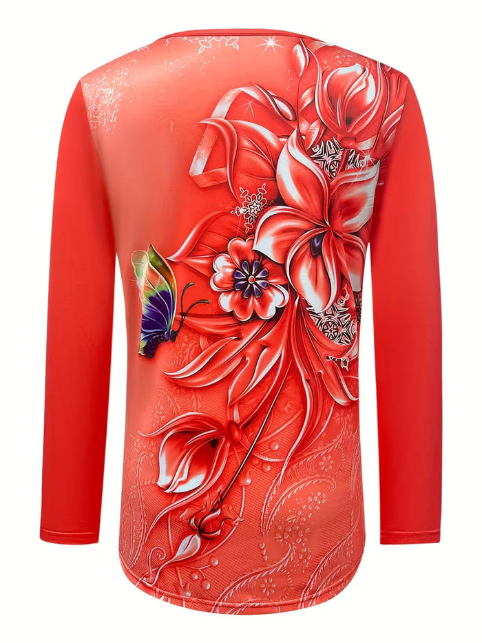 Faylorisse - Haut À Motif Floral Adapté À La Mode