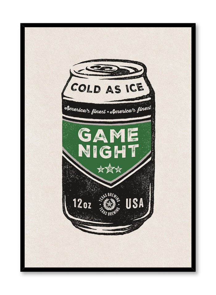 Game Night in Dallas, Poster