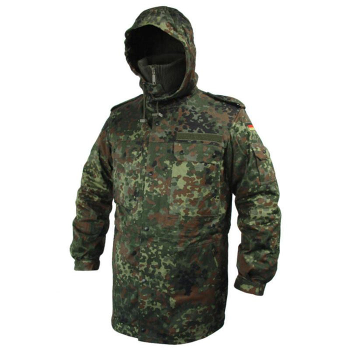 German Army Flecktarn Parka With Liner - New - German Army Surplus - Parkas