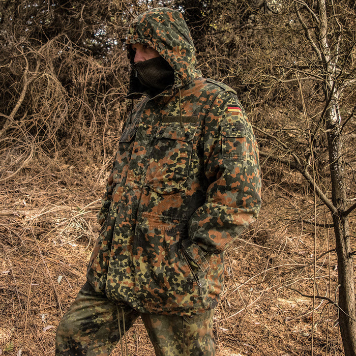 German Army Flecktarn Parka With Liner - New - German Army Surplus - Parkas