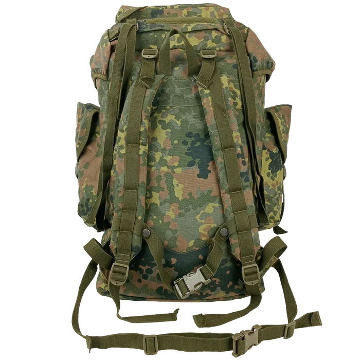 German Army Flecktarn Rucksack - German Army Surplus - Hiking Packs