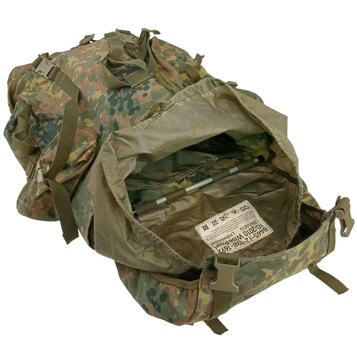 German Army Flecktarn Rucksack - German Army Surplus - Hiking Packs