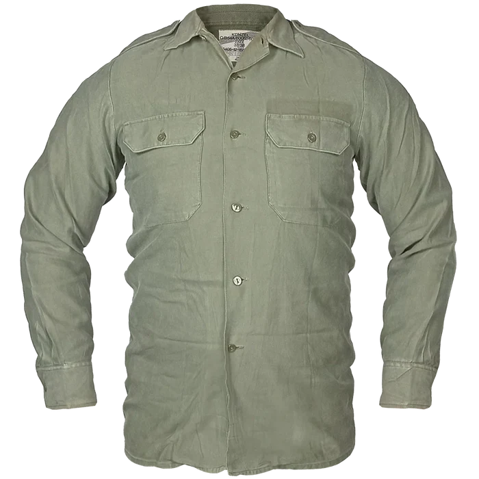German Army Long Sleeve Shirt - Used - German Army Surplus - Basic Shirts