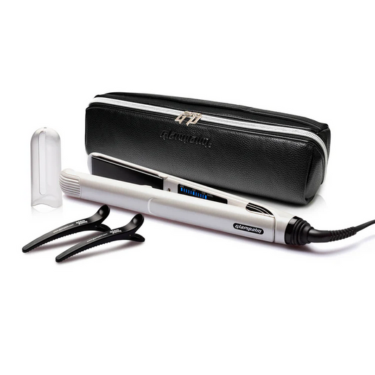 GlamPalm CLINIC™ Diamond White Hair Straightener