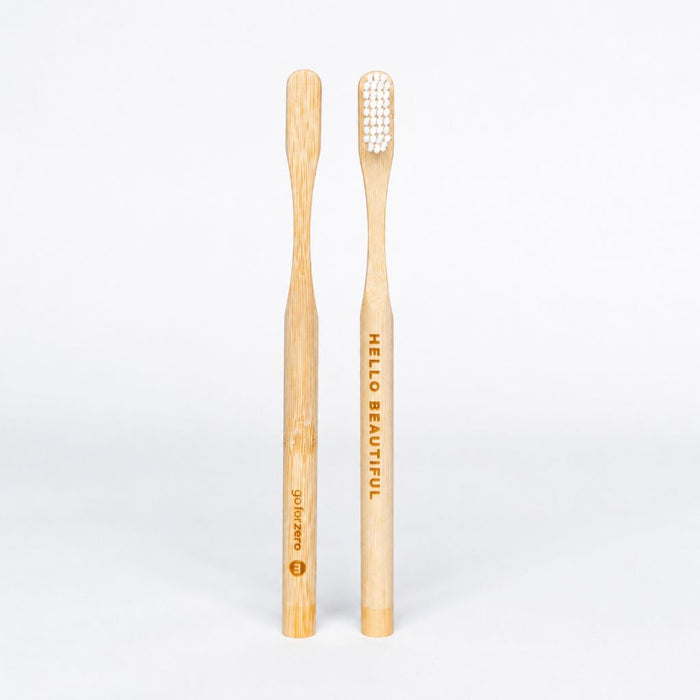 Go-For-Zero-Australia-Bamboo-Adult-Toothbrush-Medium-Hello-Beautiful-Front-Side