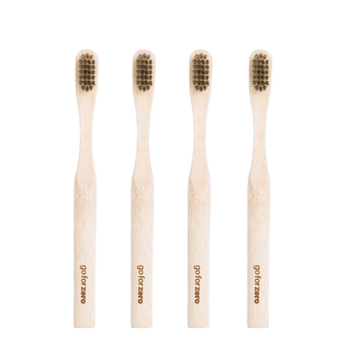 Go-For-Zero-Australia-Bamboo-Kids-Toothbrush-Soft-4-Pack-No-Quotes