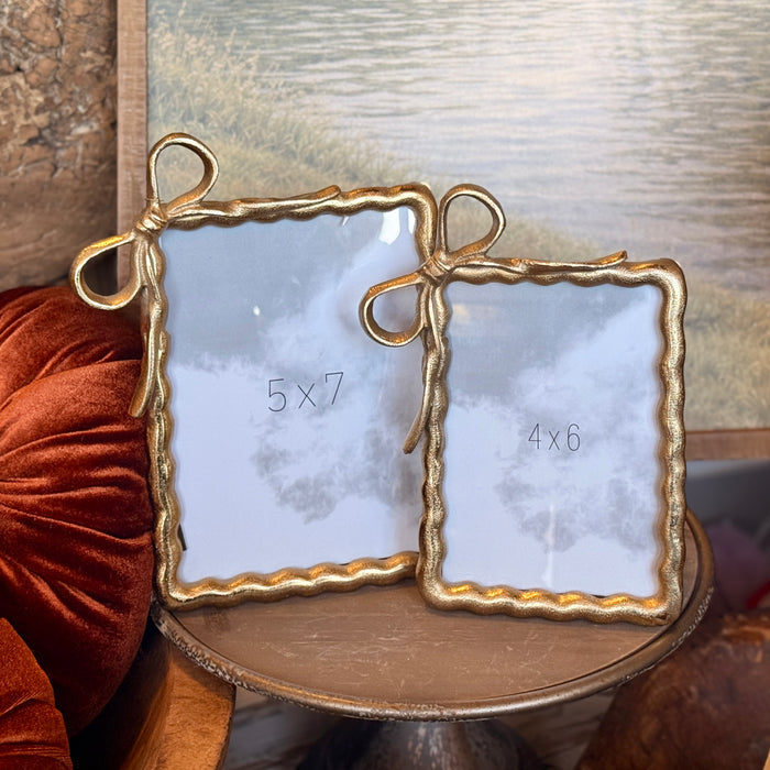 Gold Bow Frame