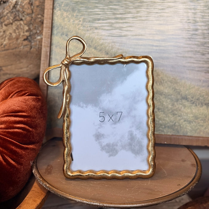 Gold Bow Frame