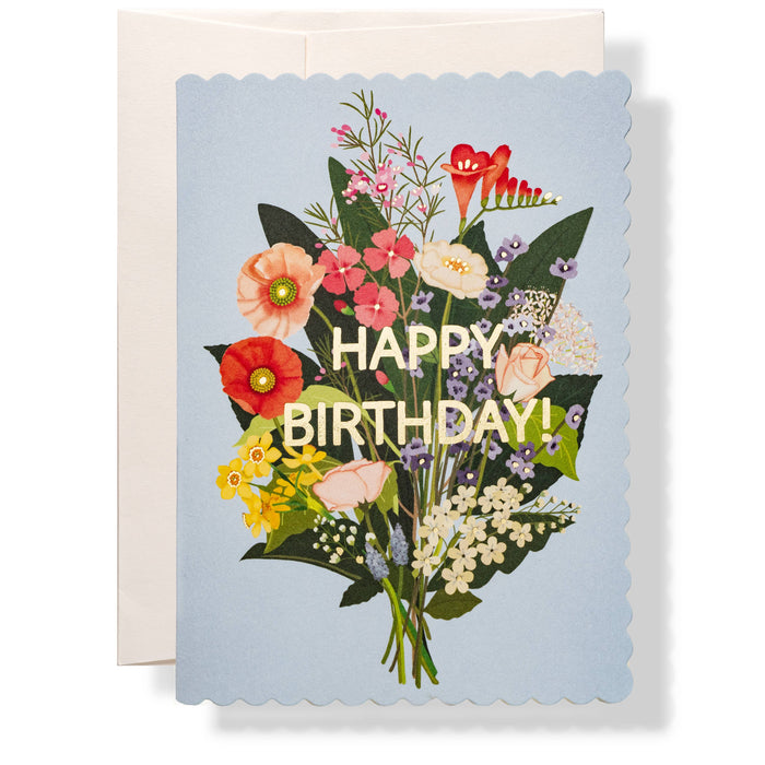 Greeting Card-Floral Birthday