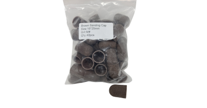 Grinding Cap Medium Round 16mm (40/Bag)