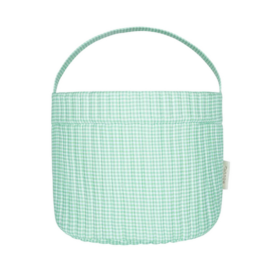 gustavia gingham quilted easter bucket
