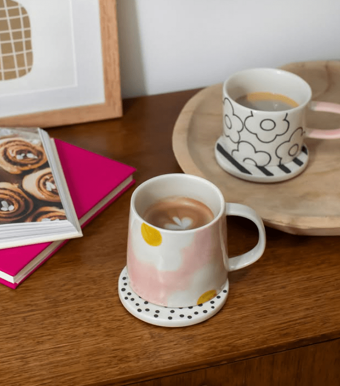 CAROLINE GARDNER Handmade Large Ceramic Mug in Kuwait - Waha Lifestyle