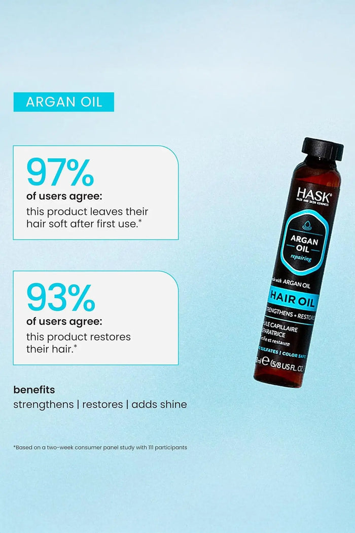 HASK ARGAN OIL SHINE VIAL 18ml HASK