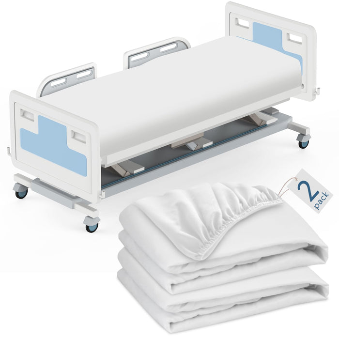 Hospital Bed Fitted Sheets With Pillow Cover