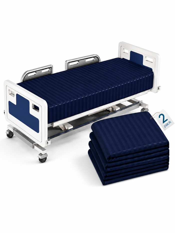 Hospital Bed Fitted Sheets With Pillow Cover