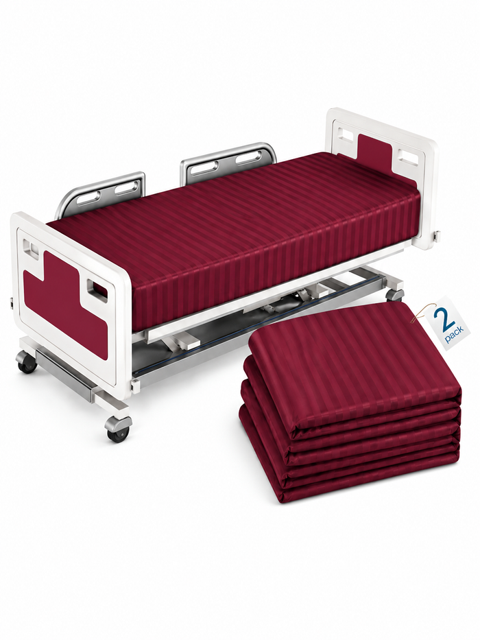 Hospital Bed Fitted Sheets With Pillow Cover
