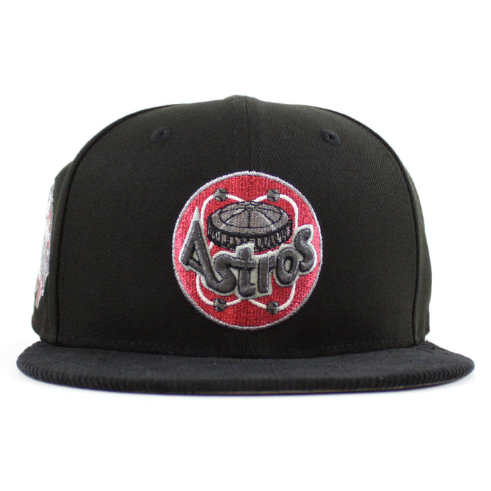 Houston Astros 1989 All Star Game New Era 59Fifty Fitted Hat (Black Corduroy Gray Under Brim)